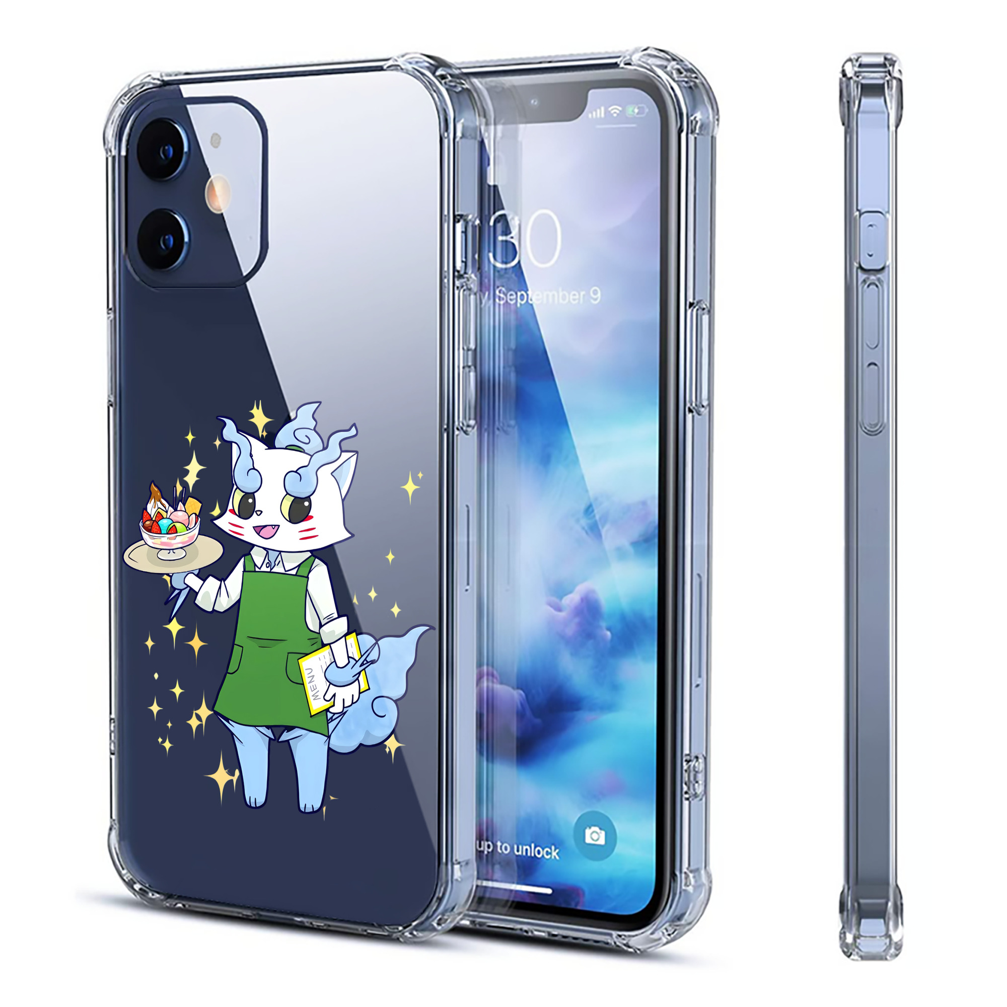（画像用） 妖怪ウォッチ Yo-kai Watch 【iPhone 12シリーズ対応】透明スマホケース（クリアソフトケース）